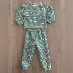 Toy Story Matching Set Size 7 Woody Buzz Lounge Outfit